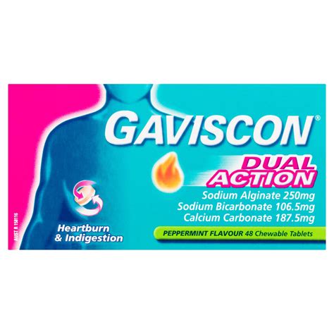 Buy Gaviscon Dual Action Tablets 48 | Wizard Pharmacy