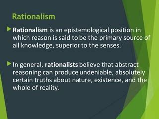 Rationalism | PPT