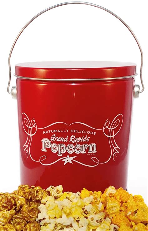 Limited Edition Red Popcorn Tins *Limited Supply – Grand Rapids Popcorn