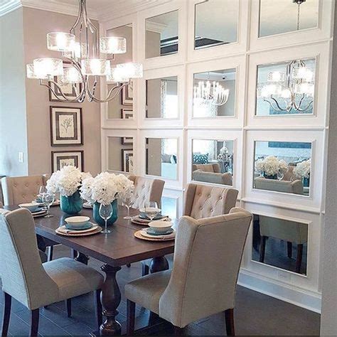 Popular Mirror Wall Decor Ideas Best For Living Room 29 in 2020 | Dining room small, Farmhouse ...