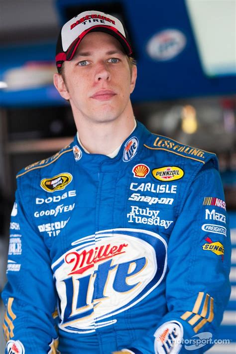 Brad Keselowski - 1st nascar driver to tweet from a race car during a race...ok, so it was ...