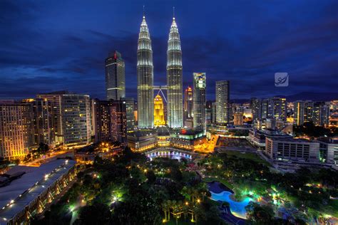 Petronas tower, Malaysia, night, Petronas Towers, cityscape HD ...