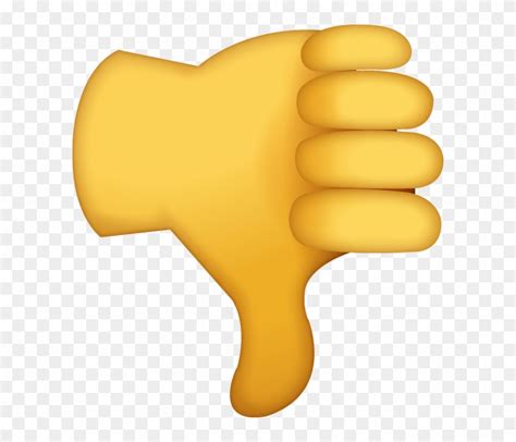 Thumb Signal Emoji Smiley Clip Art Thumbs Down Emoji Svg Hd Png ...