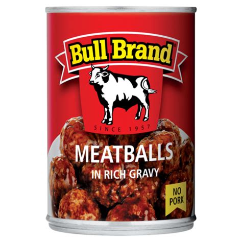 Bull Brand Meatballs In Rich Gravy Can 400g | Canned Meat & Savoury Spreads | Canned Food | Food ...