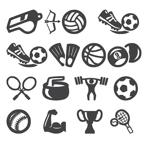 Premium Vector | Vector olympic sports icons collection