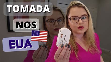 Como é a TOMADA nos ESTADOS UNIDOS? | Adaptador para as tomadas EUA - YouTube