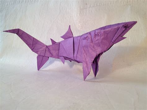 shark origami ~ easy paper craft for kids