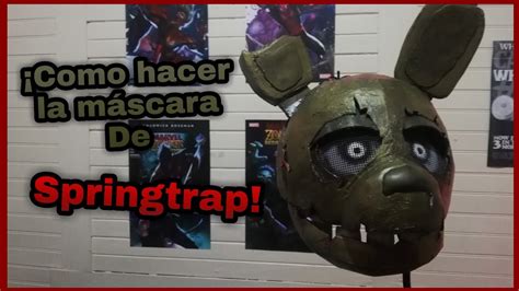 Como Hice El Casco de Springtrap!! de Five Nights At Freddy's 3 - YouTube