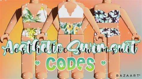 Aesthetic Swimsuit Codes! | Roblox Bloxburg - YouTube