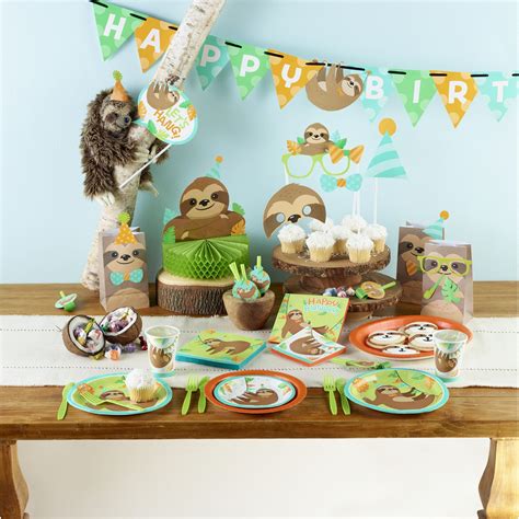 Sloth Birthday Banner Sloth Party Banner, Sloth Party Decorations ...