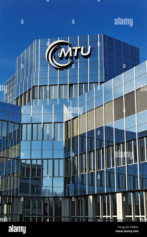 Building, MTU Aero Engines, Munich, Bavaria, Germany, Europe Stock Photo - Alamy