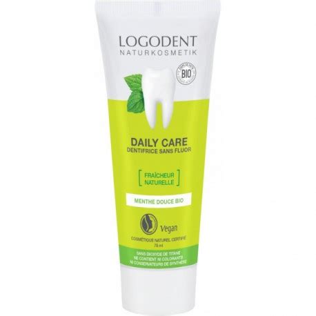 Dentifrice bio Daily Care sans fluor Logona