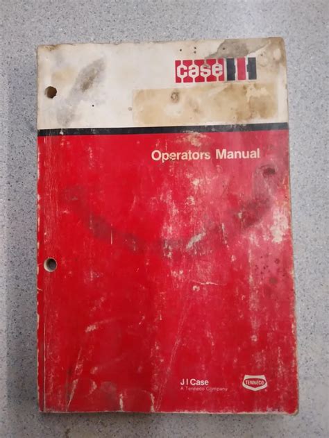 Case IH Tractor Operator's Manual