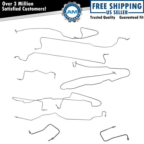 Dorman Stainless Brake Line Kit for 03-07 Ext Cab Silverado Sierra 1500 ...