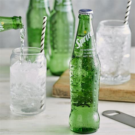 Mexican Sprite® 12 oz. Glass Bottles - 24/Case