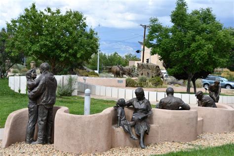 Sculpture Garden at Albuquerque Museum of Art and History in Albuquerque, New Mexico Editorial ...