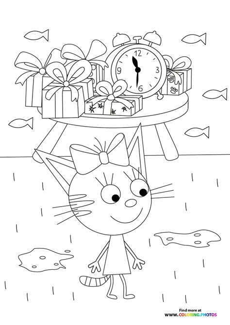 Candy from Kid E Cats - Coloring Pages for kids