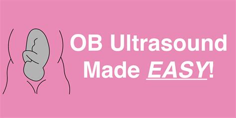 Obstetric/OB Ultrasound Made Easy: Step-By-Step Guide - POCUS 101