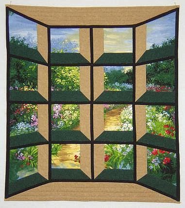 Easy Attic Windows Quilt Block Pattern - Belinda Berube's Coloring Pages