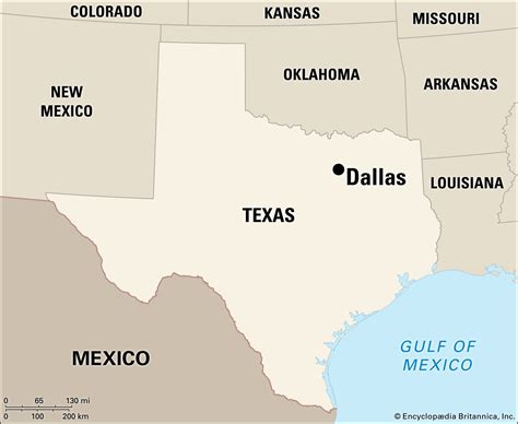 Dallas Texas Usa Map - Almeda Malissia