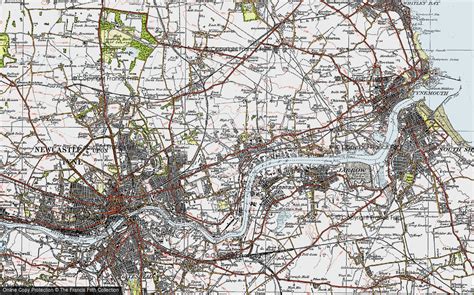 Historic Ordnance Survey Map of Wallsend, 1925