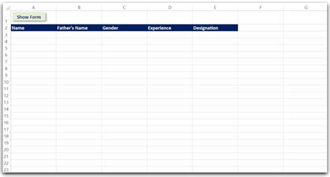 Employee Joining User Form - VBA Project Excel - Excel Unlocked