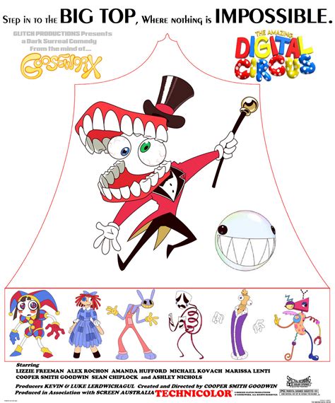 The Amazing Digital Circus poster (Retro-ish) by GrayLord791 on DeviantArt