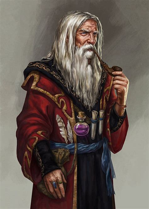 Merlin the court wizard by Lucy-Lisett on DeviantArt | Character portraits, Fantasy wizard ...