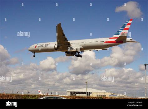 Plane spotting near Heathrow Airport in London, United Kingdom Stock ...