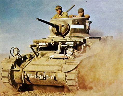 World War II Pictures In Details: M3 Stuart Light Tank in North Africa