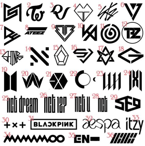 Kpop Logo Font