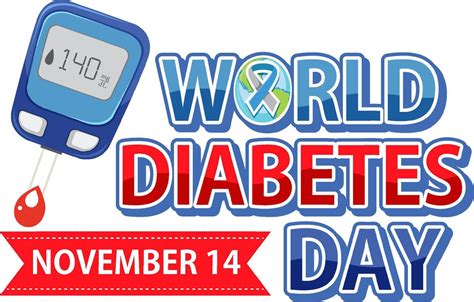 World Diabetes Day Font Logo Design 11668070 Vector Art at Vecteezy