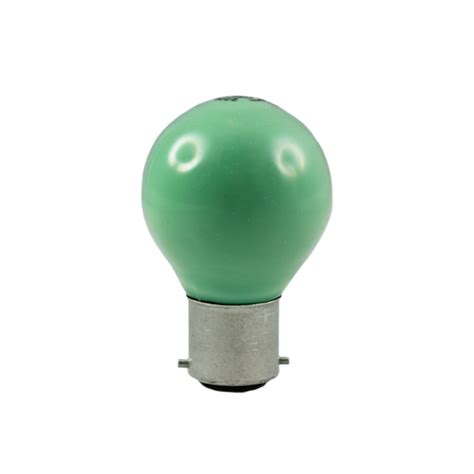 Classic Fancy Round Incandescent Lamp Green 15W 230V B22 | GMT Lighting