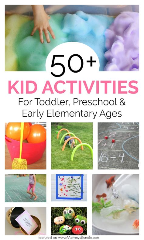 The Ultimate List of Indoor & Outdoors Activities for Kids at Home