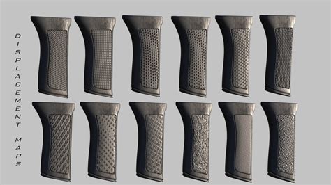 Gun Grip Textures - 3D Texture by magsci