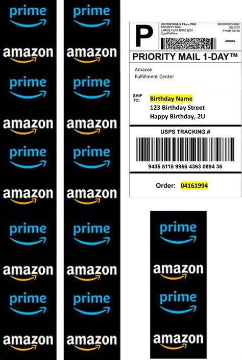 Amazon Label | Amazon Prime | Cake Topper – Shore Cake Supply