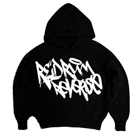 “Graffiti” Logo Knit Hoodie