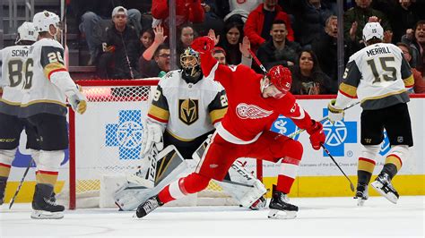 Detroit Red Wings vs. Vegas Golden Knights: Live updates