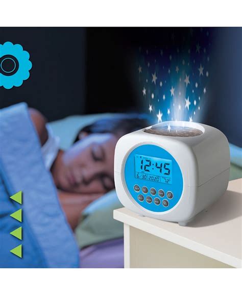 Discovery Kids Moon & Stars Projection Alarm Clock & Sound Machine - Macy's