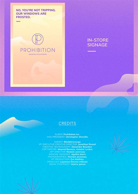 PROHIBITION celebrates the end of prohibition on Behance