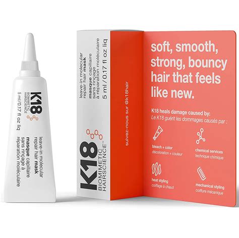 K18 Leave-in Molecular Repair Hair Mask Profesjonalna Molekularna Maska ...