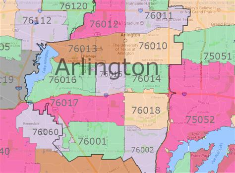 3 Best Arlington TX Zip Code Map Options | Arlington Texas Today