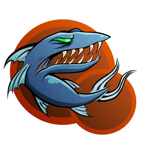 Dan Liebenthal's Art Blog: Final Blue Barracudas Logo!