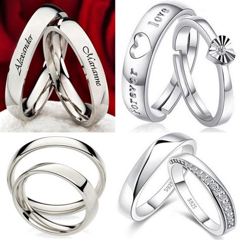 15 New Designs for Platinum Rings for Couples - Trending Models | Anillos de pareja, Anillo, Joyas