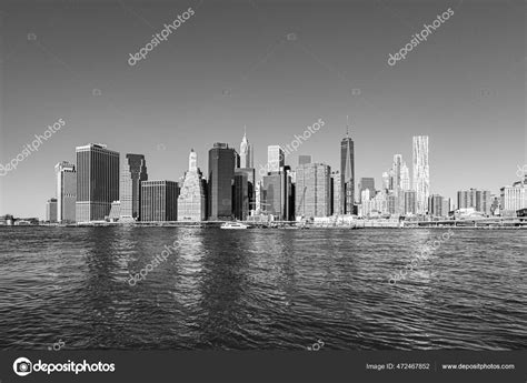 Scenic Sunrise View Skyline New York Usa — Stock Photo © Hackman #472467852