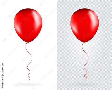 Balloons White Background