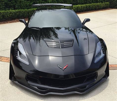 C7 Corvette Z06 APR Carbon Fiber Track Pack Front Airdam Splitter ...