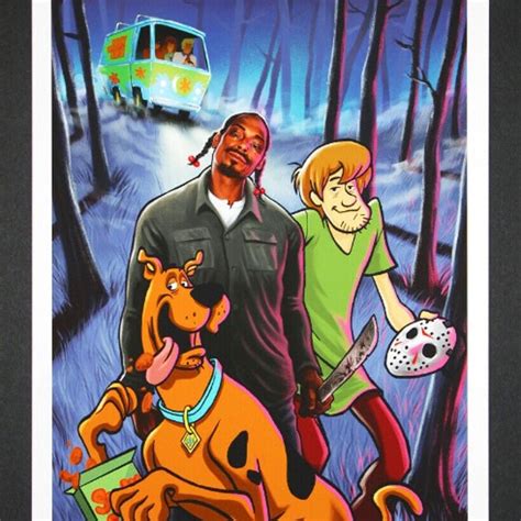 Regan Russell Murder Was the Case Scooby Doo Snoop Dogg Print - Etsy