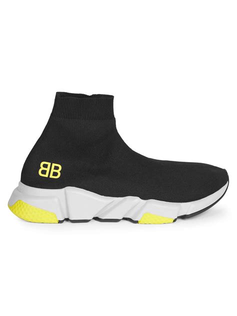 Balenciaga Speed Trainer Sock Sneakers in Black for Men - Lyst