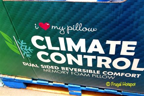 Costco Sale - I Love My Pillow Climate Control Memory Foam Pillow $21.99